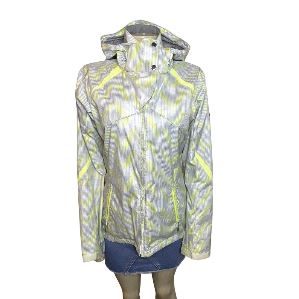 Columbia Omni-Tech Bugaboo Interchange Shell Jacket  Sea Salt Neon, Size M